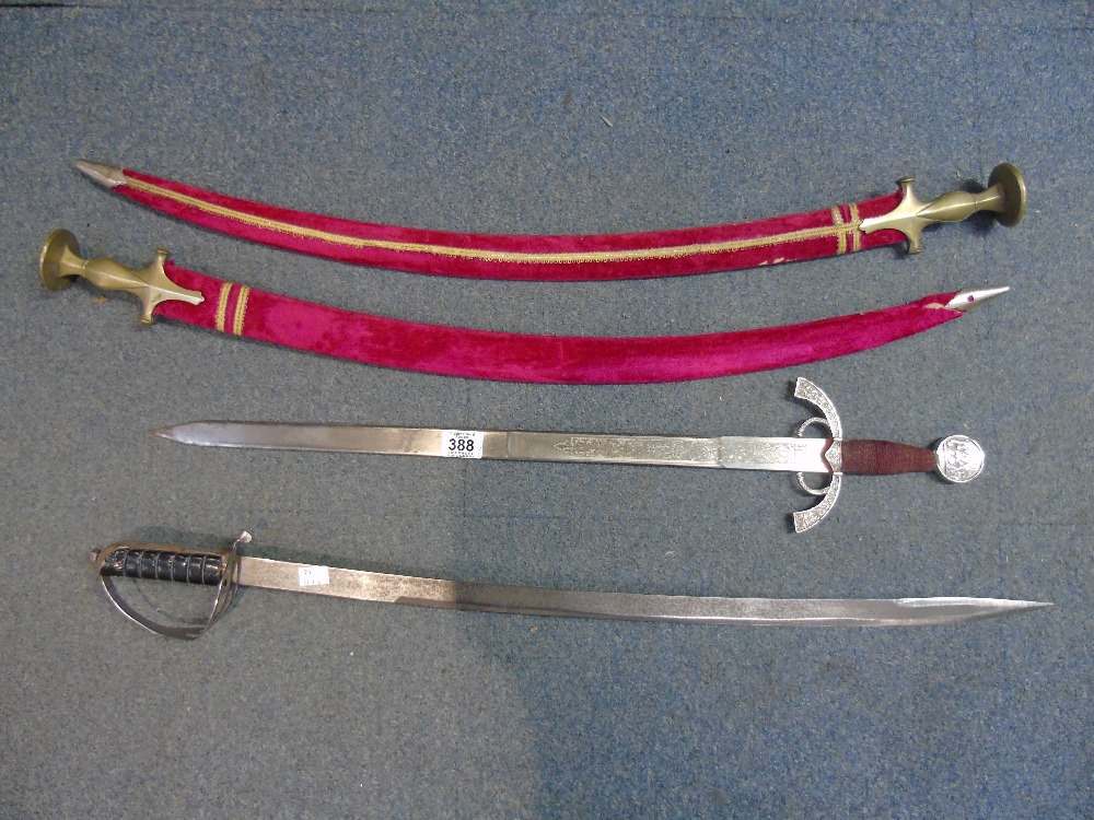 4 VARIOUS SWORDS