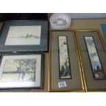 FRAMED PRINTS + VINTAGE CHILDRENS' BOWL