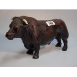 RESIN BULL FIGURE