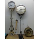 X 2 CLOCKS AND A BAROMETER