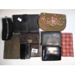 QUANTITY OF VINTAGE BAGS, WALLETS AND PURSES