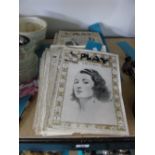 COLLECTION OF VINTAGE ' THE PLAY' MAGAZINES