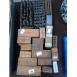 LARGE QUANTITY OF METAL PUNCHES, LETTERS & NUMBERS