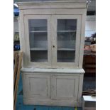 LARGE PAINTED CUPBOARD