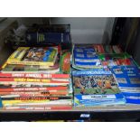 LARGE QUANTITY OF 'SHOOT' ANNUALS + BRIGHTON AND HOVE ALBION FOOTBALL PROGRAMMES