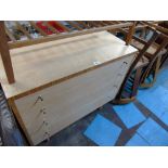 LIMED OAK CHEST OF DRAWERS