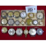 X 19 WATCH FACES 1930s & 1940s