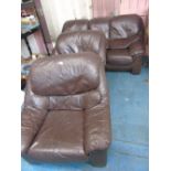 SETTEE AND 2 MATCHING CHAIRS