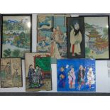 QUANTITY OF CHINESE FRAMED & UNFRAMED ART WORK