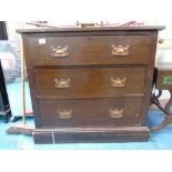 WOODEN CHEST OF DRAWERS