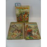 X 3 GIRAUD BOOKANO STORIES , POP UP BOOKS NOs 1,2 & 9