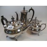 ELECTRO PLATED TEA & COFFEE SET