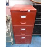 3 DRAWER METAL FILING CABINET