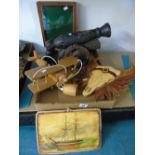 WOODEN ITEMS INC PLANE LAMP