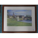 FRAMED WATER COLOUR SIGNED D ADAMSON