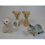 4 ANIMAL FIGURES INCLUDING ROYAL DOULTON