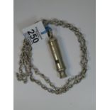 WAR DEPARTMENT MILITARY WHISTLE