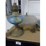 OIL LAMP AND LIGHT SHADE A/F