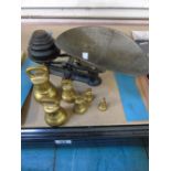 2 SETS OF WEIGHTS INCLUDING BRASS