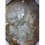 BOX OF GLASS CHANDELIER DROPS