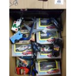 COLLECTION OF BOXED CARS WITH DIE CAST AIRPLANES