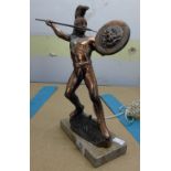 ROMAN FIGURE STATUE 13 INCHES HEIGHT