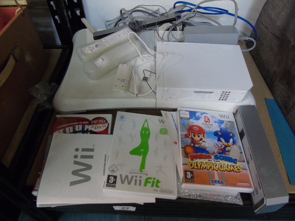 NINTENDO WII WITH FIT