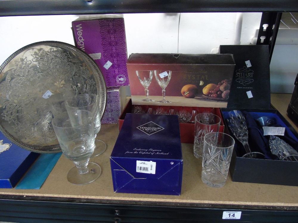 BOXED SETS OF CRYSTAL GLASSES