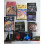 HARRY POTTER ITEMS INCLUDING FIRST EDITION BOOK