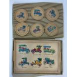 WOODEN TRAY AND COASTERS