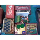 3 BOXED VINTAGE GAMES + COUNTERS & DICE