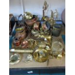 BOX OF BRASS AND COPPER