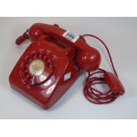 RED 1960s/1970S TELEPHONE