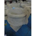 LARGE TWO HANDLED URN