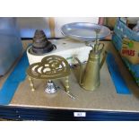 VINTAGE SCALES AND BRASS ITEMS