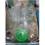 COLLECTION OF GLASS INCLUDING DECANTER