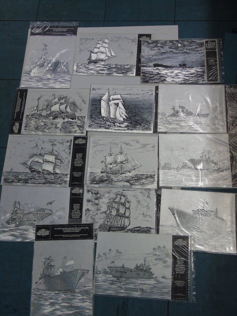 COLLECTION OF ENGRAVINGS (SHIPS)