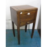 VINTAGE OAK SEWING BOX