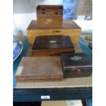 WOODEN BOXES AND LETTER RACK