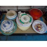 LARGE DISHES, PLATES TUREENS, INCLUDING MYOTT