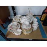 QUANTITY OF CROWN DERBY CHINA 'DERBY ROSES'