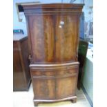 YEW WOOD COCKTAIL CABINET