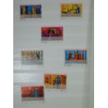 STAMP ALBUM WITH OLYMPIC, FOOTBALL & OTHER SPORTING RELATED STAMPS