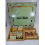 VINTAGE MONOPOLY GAME IN WOODEN BOX
