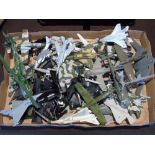 LARGE QUANTITY OF METAL AEROPLANES