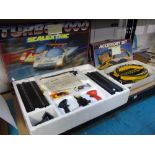 SCALEXTRIC + CARS, CONTROLLERS & TRACK