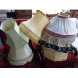 7 VARIOUS LAMPSHADES