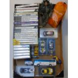 ASSORTED PC GAMES INCLUDING PS2 & BOXED VEHICLES