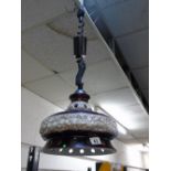 CERAMIC HANGING CEILING LIGHT