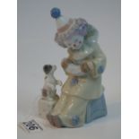 LLADRO FIGURE, CLOWN WITH CONCERTINA 5279